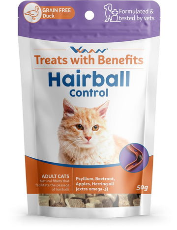 Vvaan : Treats with Benefits Hairball Control Grain-Free Duck Dog Treats